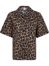 Aspesi Hemd Mit Leoparden-print In Braun