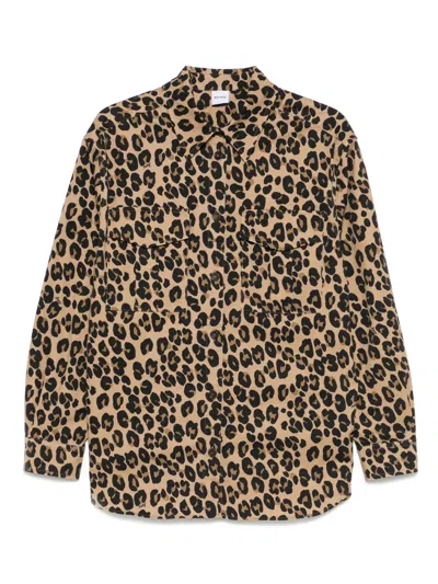 ASPESI LEOPARD-PRINT SHIRT