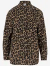 Aspesi Cotton Shirt With Leo Pattern