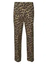 Aspesi Leopard Print Track Pants