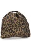 Aspesi Leopard-print Polyester Handbag In Multicolor