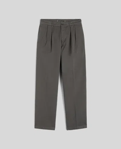 Aspesi Lewis Cotton Gabardine Trousers With Darts In Gray