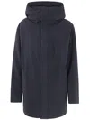 Aspesi Parka Liam Coat In Black Polyester In Black