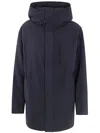 Aspesi Parka Hooded Side Pockets In Black  