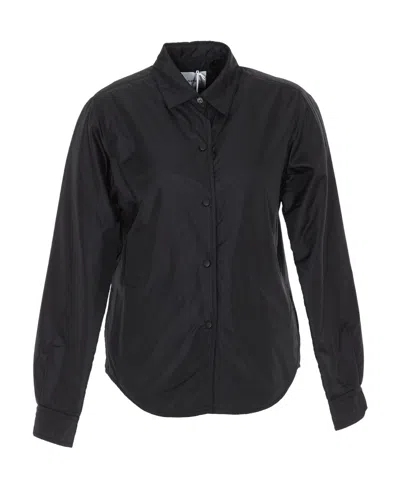 Aspesi Lightweight Shirt Jacket In Black