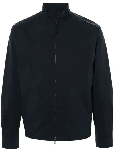 Aspesi Lightweight Zip-up Jacket In Blue