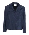 Aspesi Lined Technical Jacket In Blue