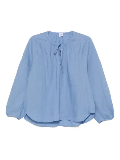 Aspesi Linen Blouse In Blue