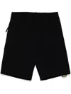 Aspesi Linen Garment Dyed Shorts In 蓝色