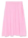 Aspesi Linen Midi Skirt