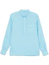 Aspesi Linen Shirt In Blue