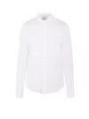 Aspesi Structured White Shirt With Button-down Front In White