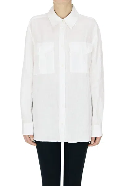 Aspesi Linen Shirt In White