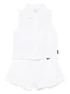 Aspesi Linen Shorts Set In White