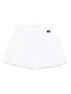 Aspesi Linen Shorts In White