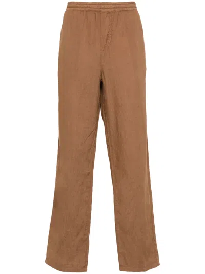 ASPESI LINEN STRAIGHT TROUSERS