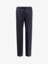 Aspesi Pleated Wide-leg Trousers In Black