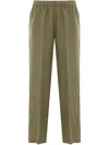 Aspesi Linen Trousers In Green