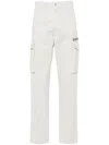 Aspesi Utility Trousers Featuring Multiple Pockets In White
