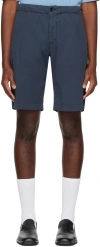 Aspesi Logo Casual Shorts In Blue