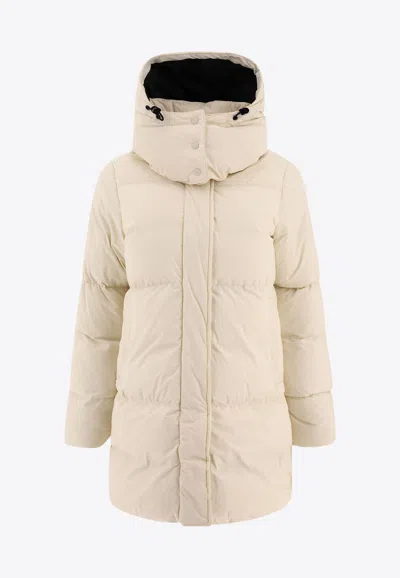 ASPESI LOGO PATCH DOWN JACKET