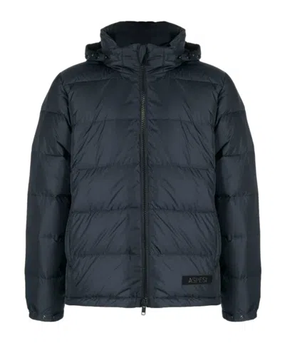 ASPESI ASPESI LOGO PATCH PADDED JACKET