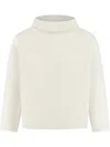 Aspesi Logo-patch Sweater In 白色