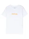 Aspesi Logo-print Cotton T-shirt In 白色