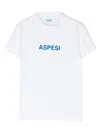 Aspesi Logo-print Cotton T-shirt In White