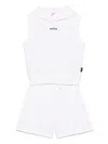 Aspesi Logo-print Shorts Set In White