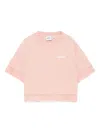 Aspesi Logo-print T-shirt In Pink