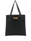 Aspesi Technical Shopping Bag In Black
