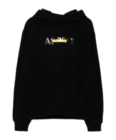 ASPESI LOGO-PRINTED HOODIE