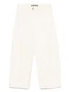 Aspesi Logo-tag Straight Jeans In Neutrals