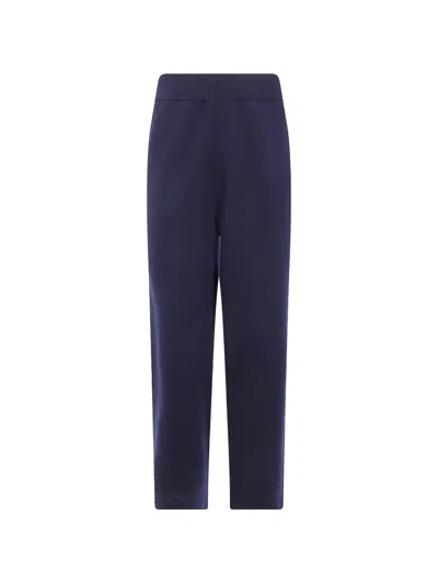 Aspesi Logo-tag Track Pants In Blue