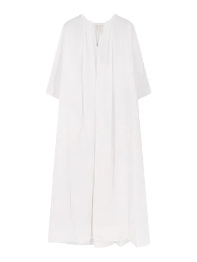 Aspesi Long Cotton Dress In White