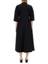 Aspesi Long Dress In Black
