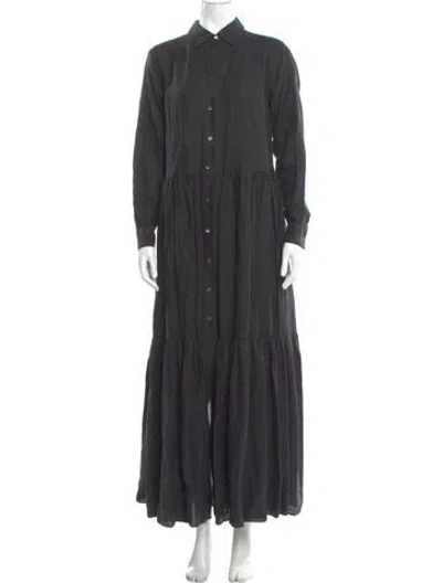 Pre-owned Aspesi Long Dress In Gray