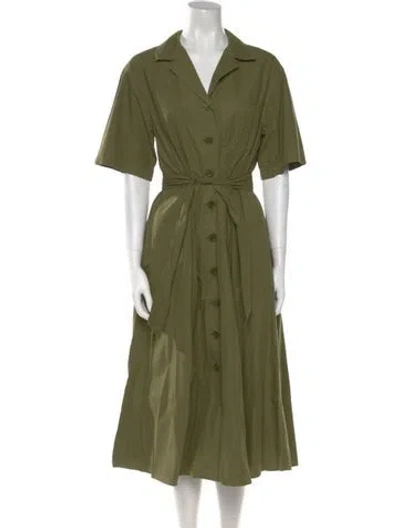 Pre-owned Aspesi Long Dress W/ Tags In Green