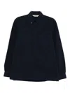 Aspesi Long-sleeve Button-down Shirt In Blue