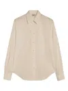 Aspesi Long-sleeve Button-down Shirt In Neutral