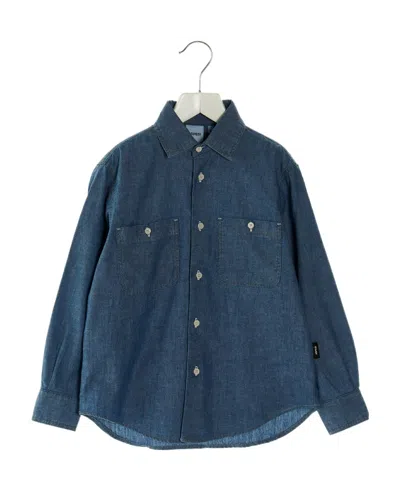 Aspesi Long-sleeve Buttoned Cotton Shirt In Gray