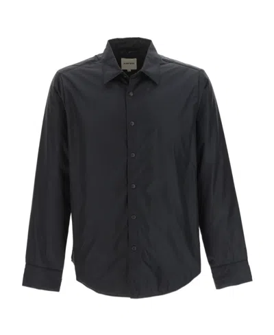 Aspesi Long-sleeve Buttoned Shirt Jacket In Black