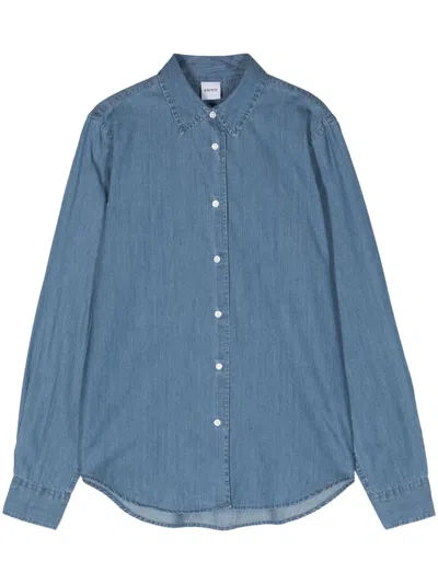 Aspesi Denim Shirt In Blue