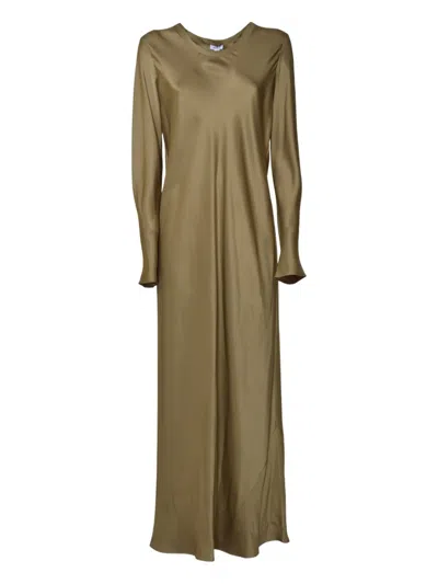 Aspesi Long-sleeve Dress In Green