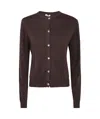 Aspesi Long Sleeve Knitted Cardigan In Black