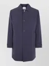 Aspesi Single Breasted Casual Jacket In Blue