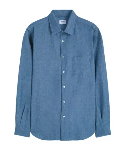 Aspesi Long Sleeve Shirt In Blue