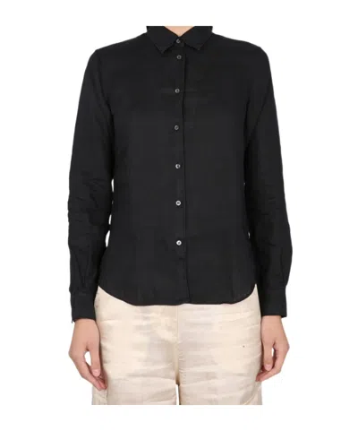 Aspesi Long Sleeve Shirt In Black