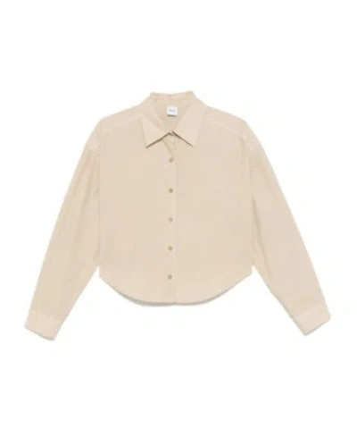 Aspesi Long Sleeve Shirt In Nude